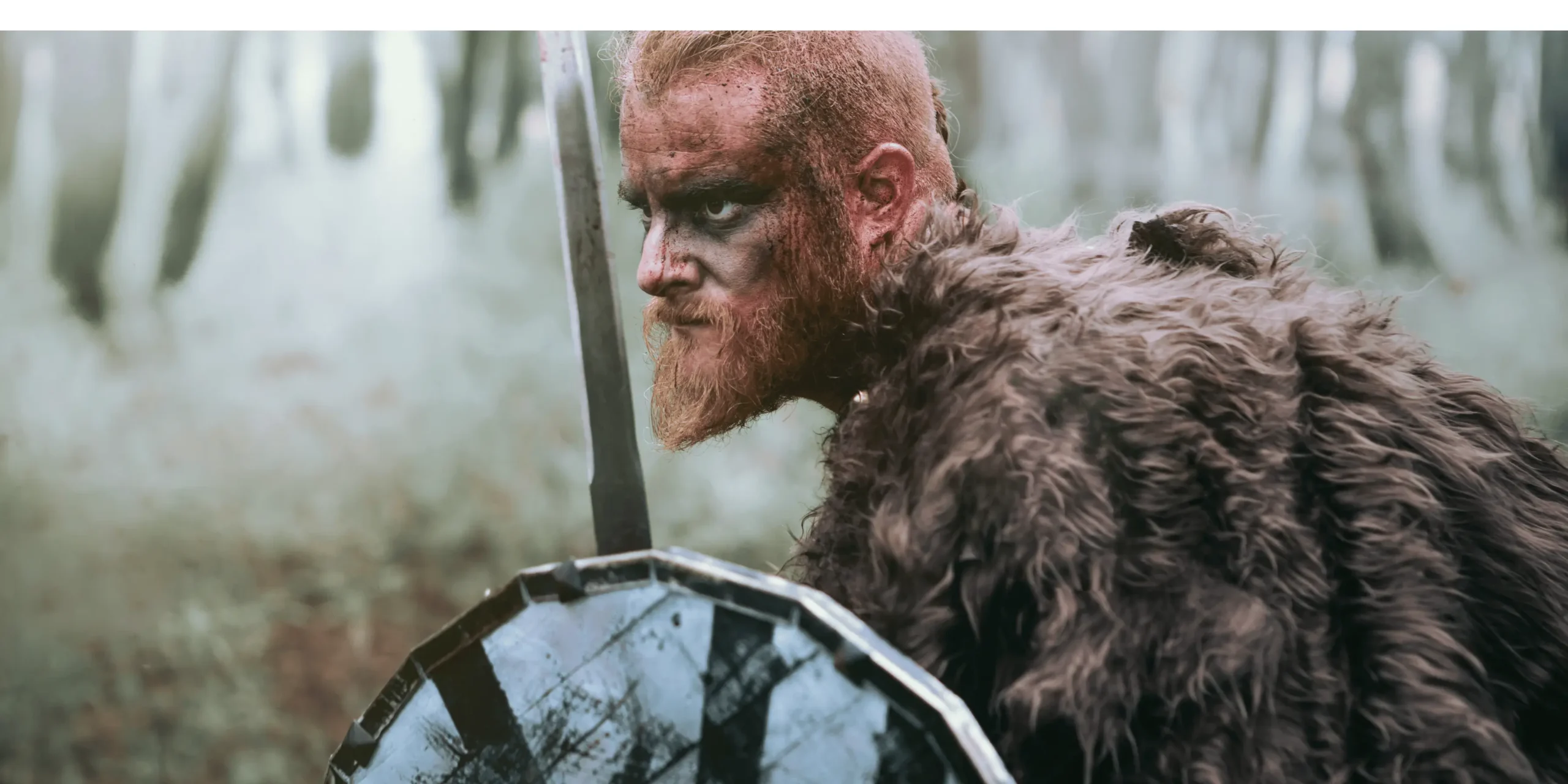 Pevný a silný viking.