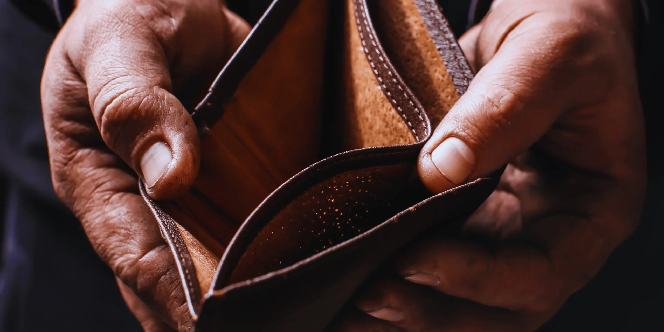 Když máte prázdnou peněženku.