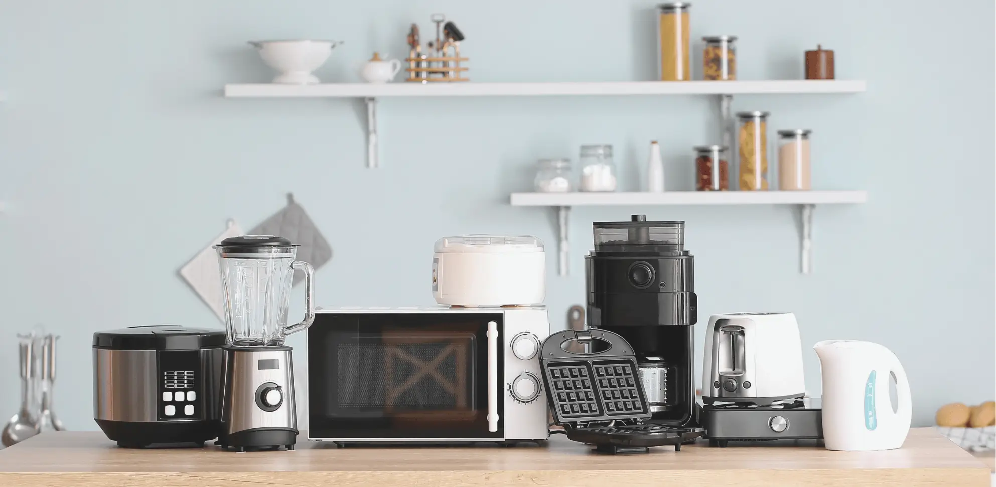 Elektrické spotřebiče do domácnosti.