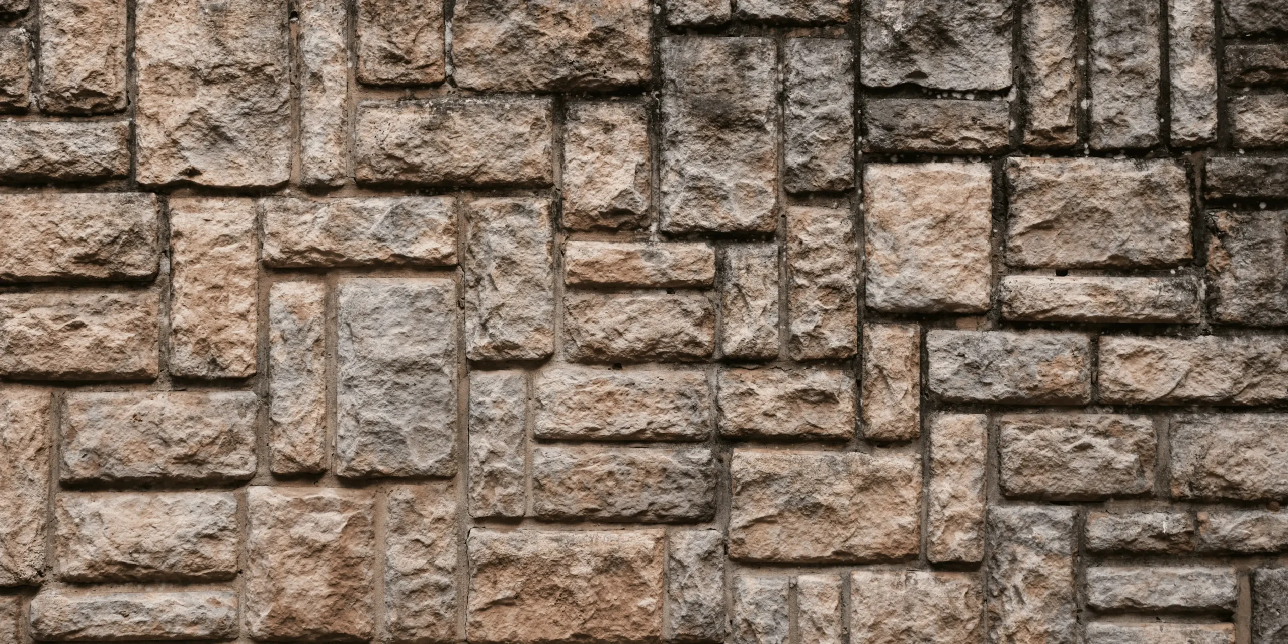 Silně strukturovaná zeď.